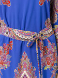 paisley print midi dress