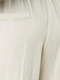 cropped linen trousers 