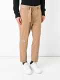 zipped ankle trousers