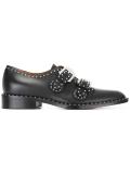 studded Oxford shoes