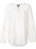 tassel peasant blouse