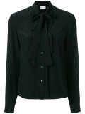 tie neck shirt 