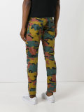 camouflage print trousers 
