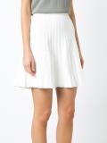A-line knit skirt