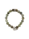 beaded skull bracelet