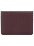 textured square wallet