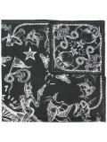 hell print scarf