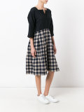checked dress