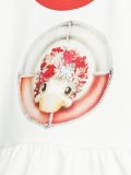 泳帽小鸭印花连衣裙