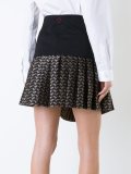 pleated jacquard skirt
