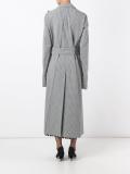 long double breasted robe coat