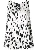 brush print tank top