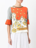 floral print sweatshirt 