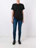 heart appliqué T-shirt