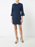 flared thee-quarters sleeve dress