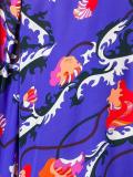 floral print oversized blouse 