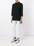 long length roll neck top