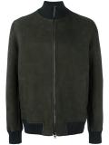 zipped bomber jacket
