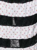 contrast lace stripe skirt