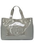 logo embossed large tote