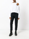 cut-out shoulder jumper