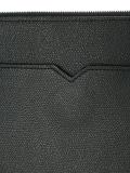 top zip flat clutch