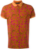 paisley print polo shirt