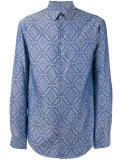 Mixed pattern shirt 