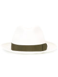 khaki band trilby hat 