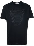 embroidered front T-shirt