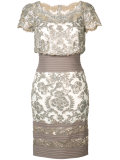 sequinned floral dress