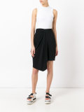 draped skirt