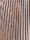 pleated metallic skirt 