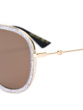 aviator metal temple sunglasses