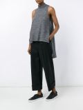 Sleeveless High Neck Top