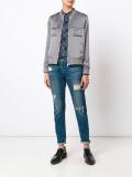 pocketed bomber jacket