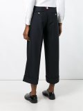 wide-leg cropped trousers