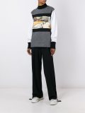 'jets'印花套头衫