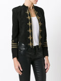 military style blazer