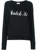 'Watch It'印花套头衫