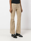 skinny fitting flared trouser