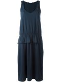 peplum detail tank dress
