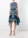 geometric embroidered dress