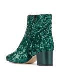 sequinned ankle boots