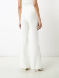 front flap flared trousers 