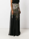 floral print maxi skirt 