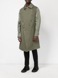 curved lapel coat 