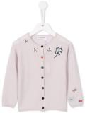 embroidered cardigan