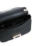 flap closure shoulder bag
