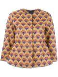 jacquard cropped jacket